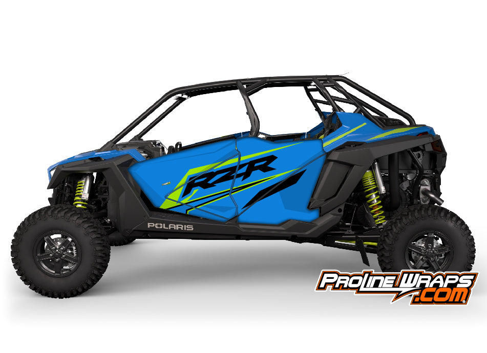 2024 Polaris RZR Turbo R4 - Four Door Factory Graphic Kit - Velocity B ...
