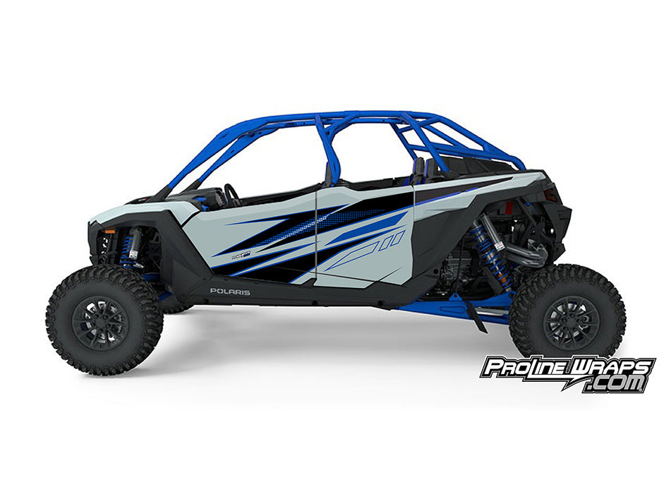 2025 Polaris RZR Pro R4 - Four Door Factory Graphic Kit - Storm Grey ...