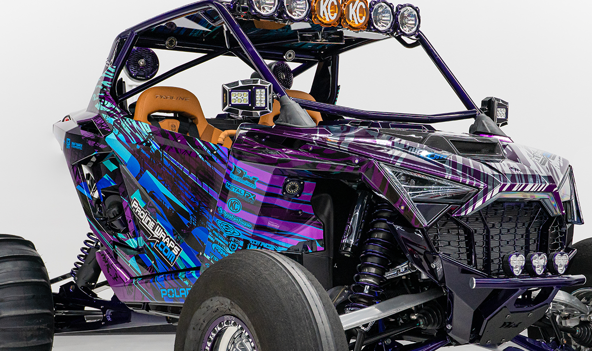 2021 Polaris RZR XP4 Turbo Four Door Factory Graphic Kit