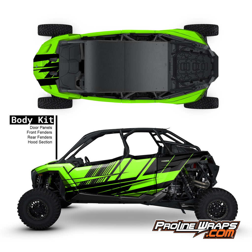 Proline Wraps Series Graphics – Strike - Custom UTV Graphics – Polaris