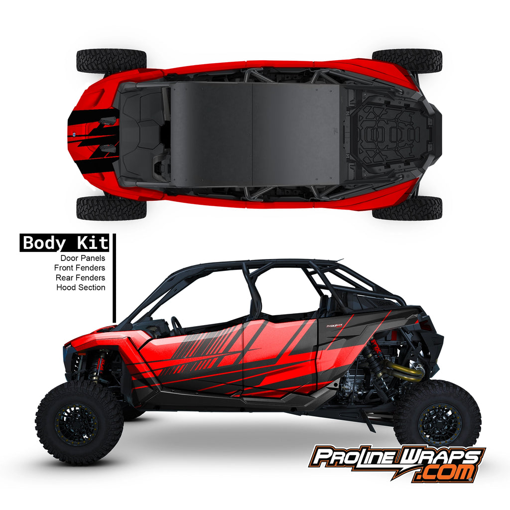 Proline Wraps Series Graphics – Strike - Custom UTV Graphics – Polaris