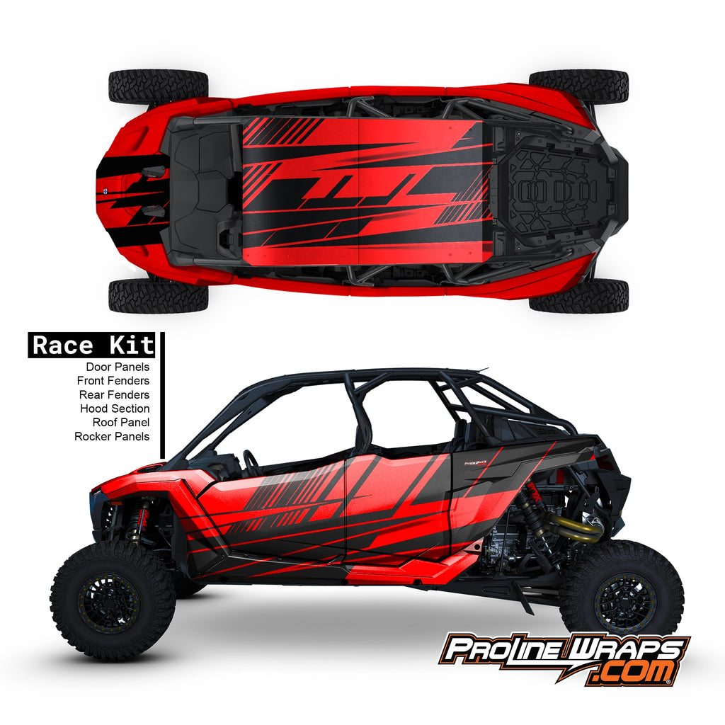 Proline Wraps Series Graphics – Strike - Custom UTV Graphics – Polaris
