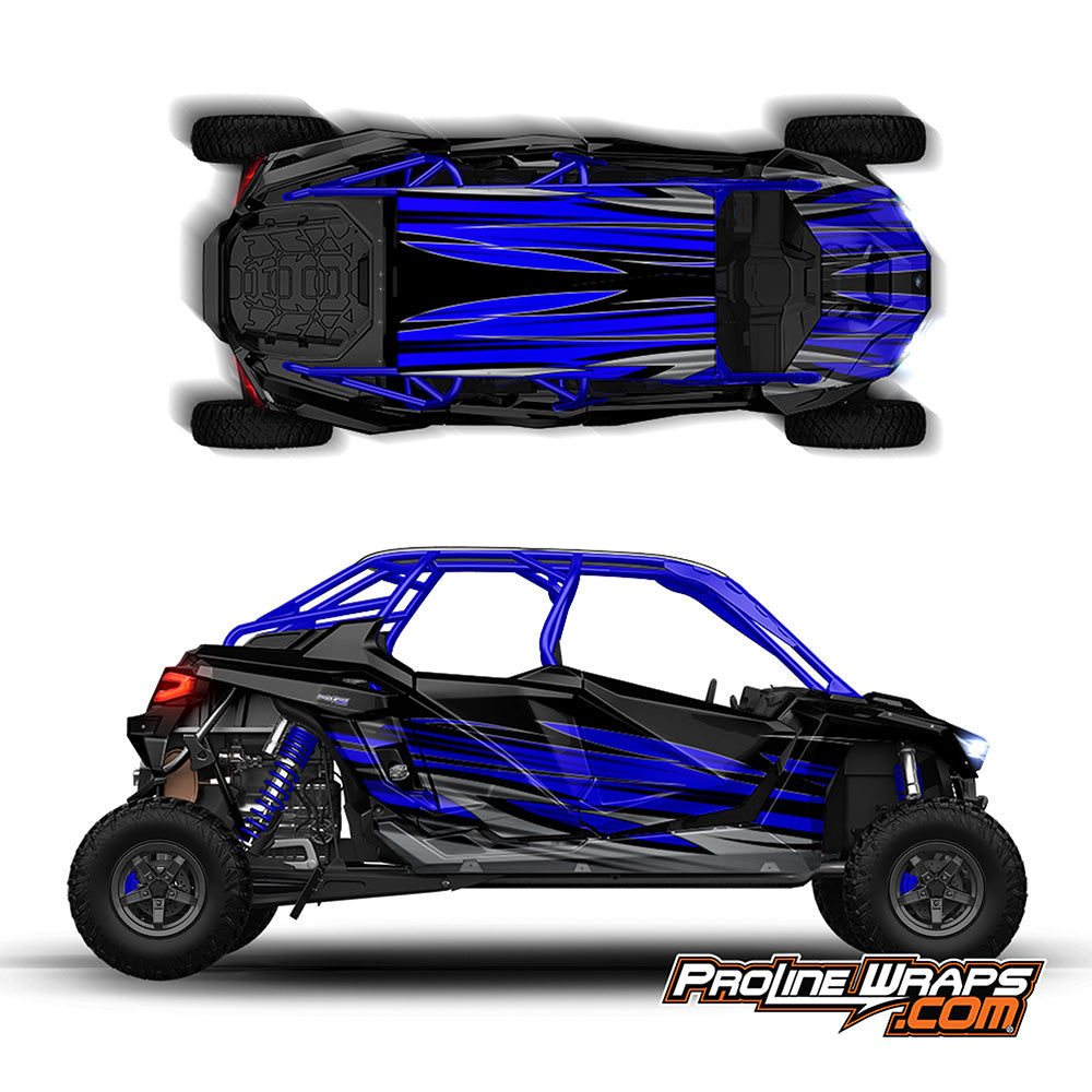 Wrapped Rzr Proline Wraps Series Graphics - Blade - Polaris RZR Pro XP4
