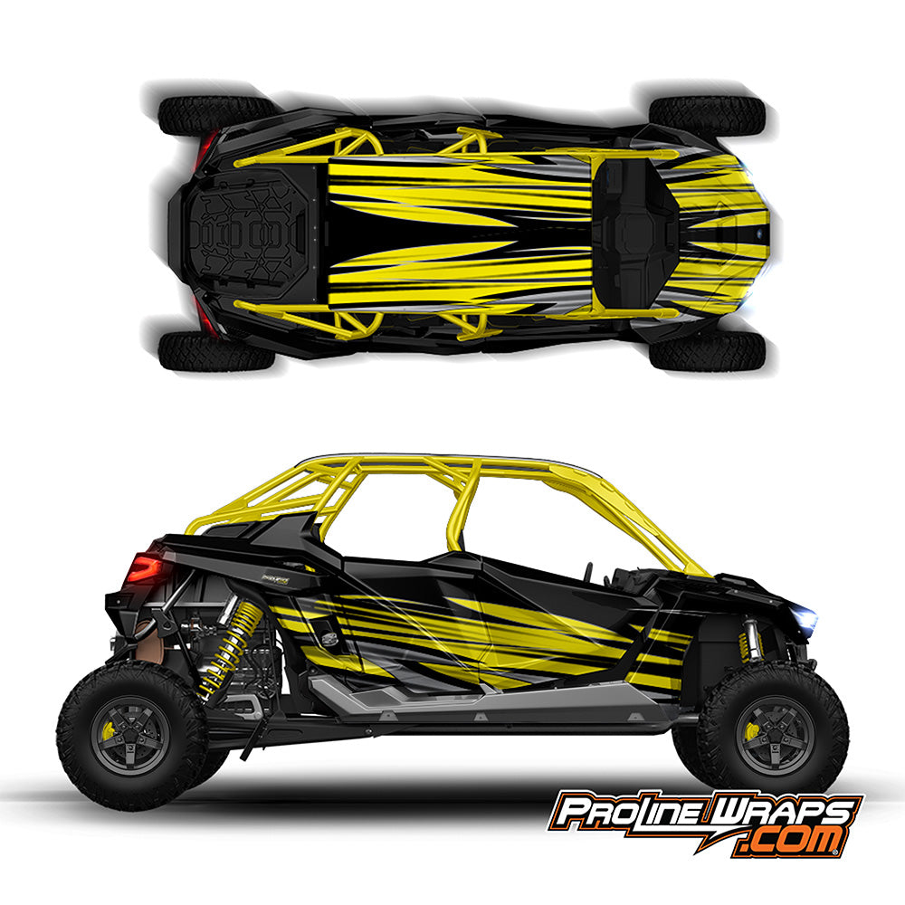 Proline Wraps Series Graphics - Blade - Polaris RZR Pro XP4
