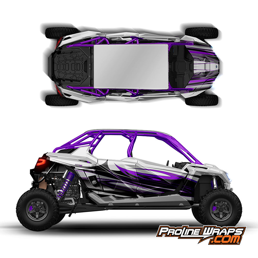 Proline Wraps Series Graphics - Blaze - Polaris RZR Pro XP4