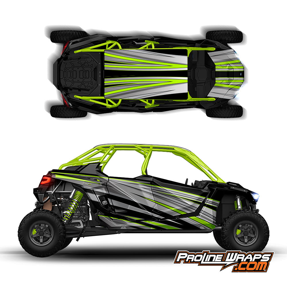 Wrapped Rzr Pro R Proline Wraps Series Graphics - Galaxy - Polaris RZR Pro XP4