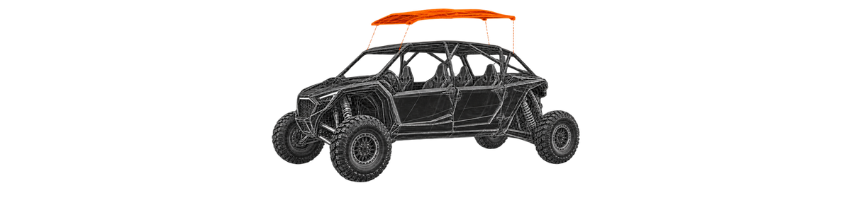 Pro Kit roof exploded coverage view