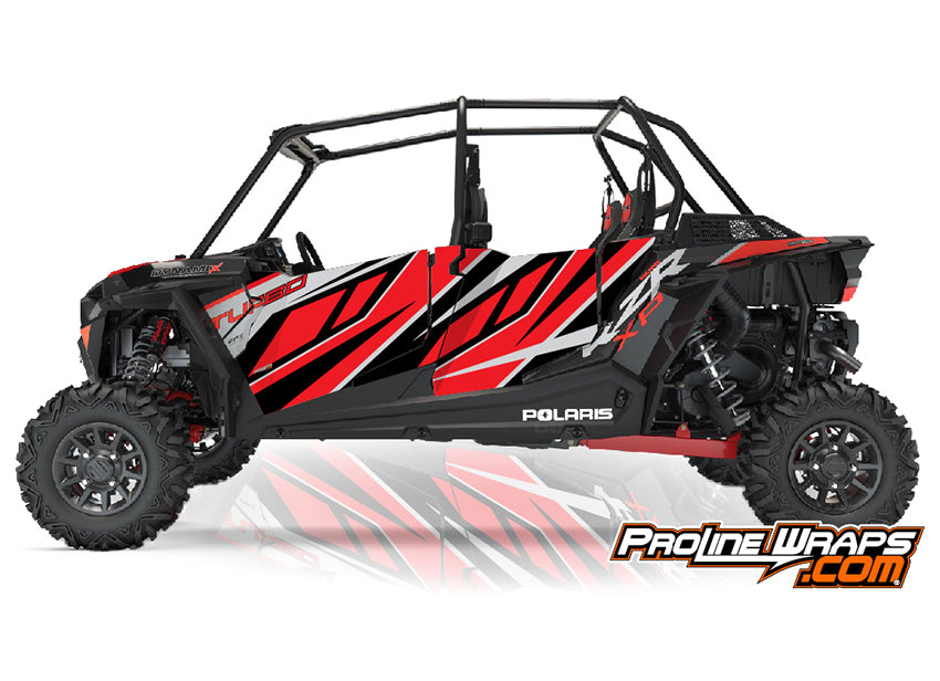 2018 Polaris RZR XP 4 Turbo EPS Four Door Factory Graphic Kit Dynamix Edition