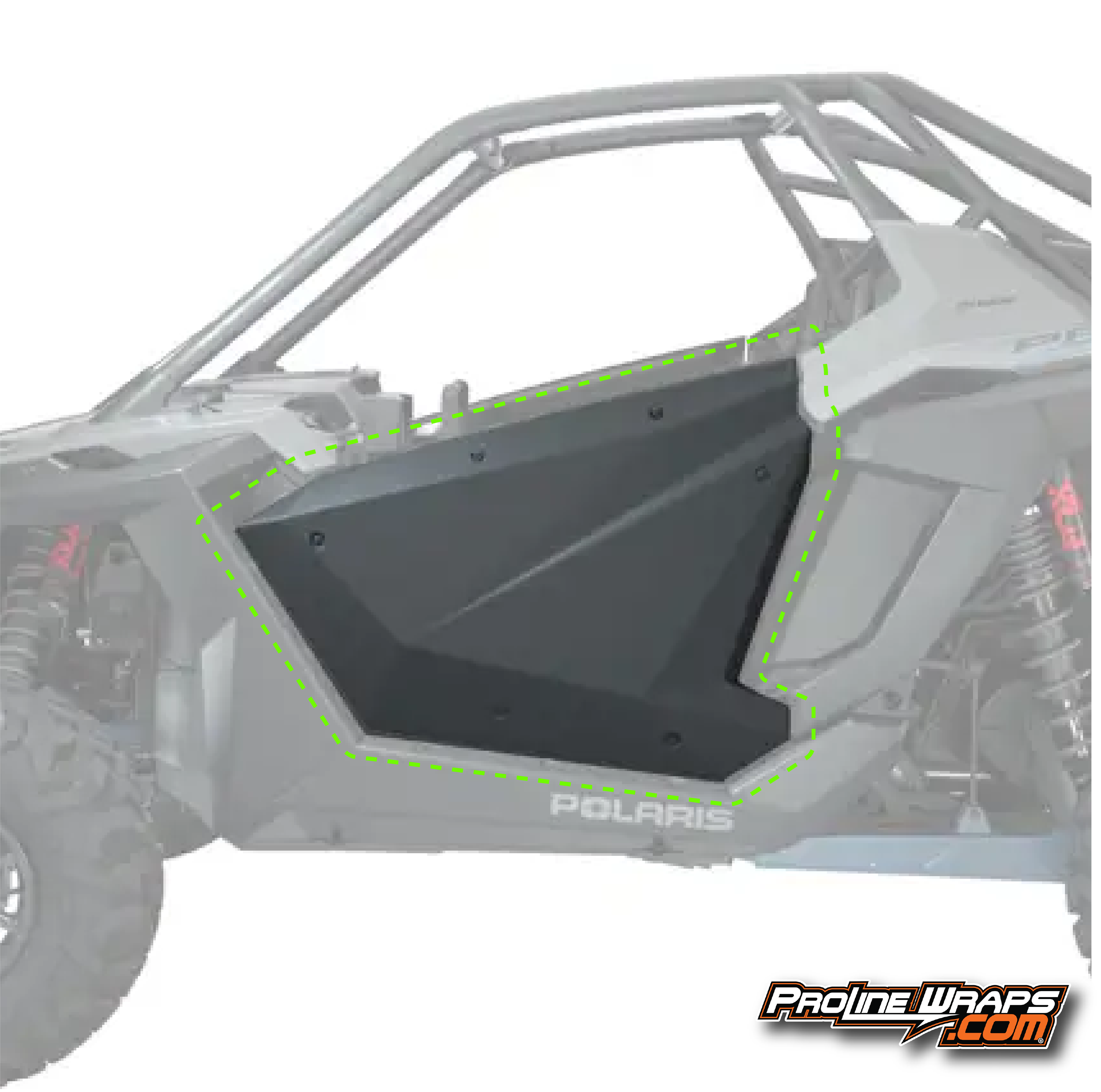 2024 Polaris RZR Turbo R - Two Door Factory Graphic Kit - Velocity Blu ...