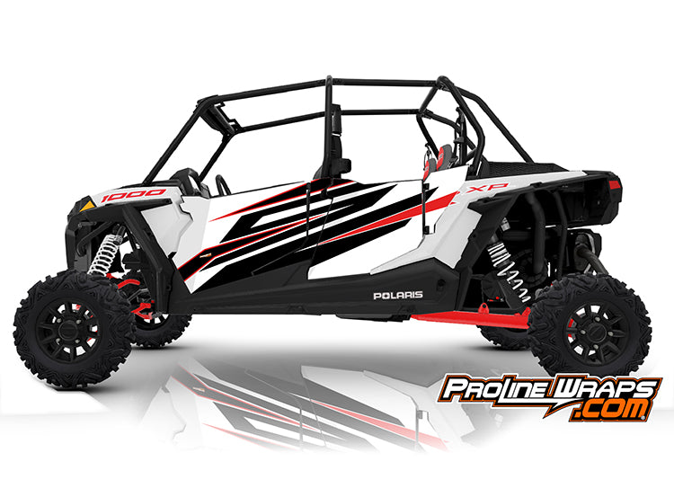 2020 Polaris RZR XP4 1000 EPS Four Door Factory Graphic Kit White Ligh