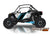 2020 Polaris RZR XP Turbo S Velocity EPS Two Door Factory Graphic Kit Matte White