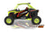 2021 Polaris RZR XP Turbo S Two Door Factory Graphic Kit Lifted Lime
