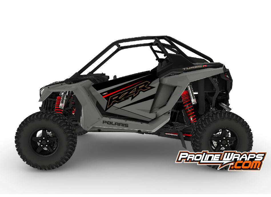 2022 Polaris RZR XP Turbo R Two Door Factory Graphic Kit Cruiser Black ...