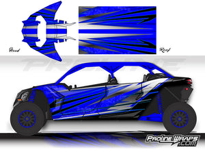 Proline Wraps Series Graphics - Granite - Can-Am Maverick X3 - 4 Door
