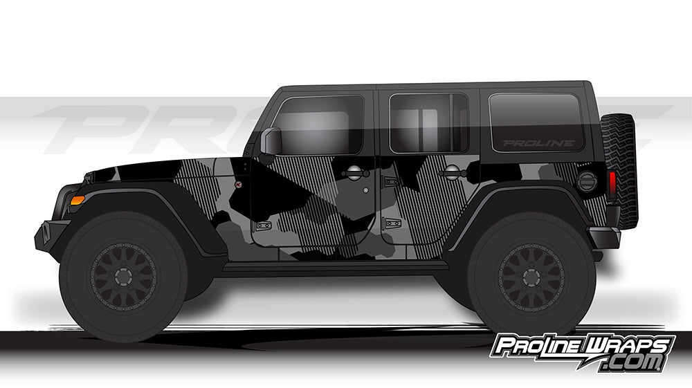 Proline Wraps - Jeep Wrangler JK Wrap Kit 4DR - Bravo