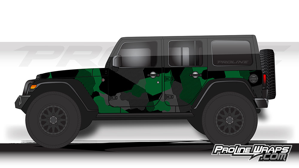 Proline Wraps - Jeep Wrangler JK Wrap Kit 4DR - Bravo