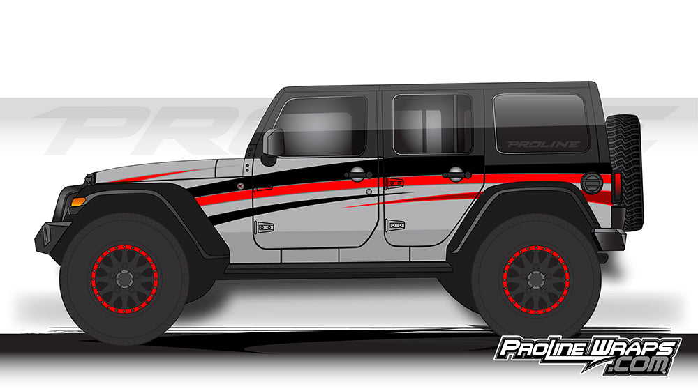 Proline Wraps - Jeep Wrangler JK Wrap Kit 4DR - Grade