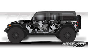 Proline Wraps - Jeep Wrangler JL Wrap Kit 4DR - Camo