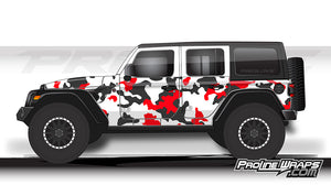 Proline Wraps - Jeep Wrangler JL Wrap Kit 4DR - Camo