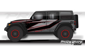 Proline Wraps - Jeep Wrangler JL Wrap Kit 4DR  - Iron