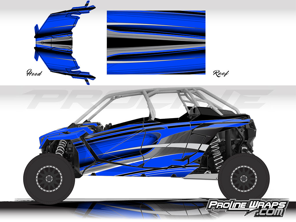 Proline Wraps Series Graphics - Throttle - Polaris RZR Pro XP4