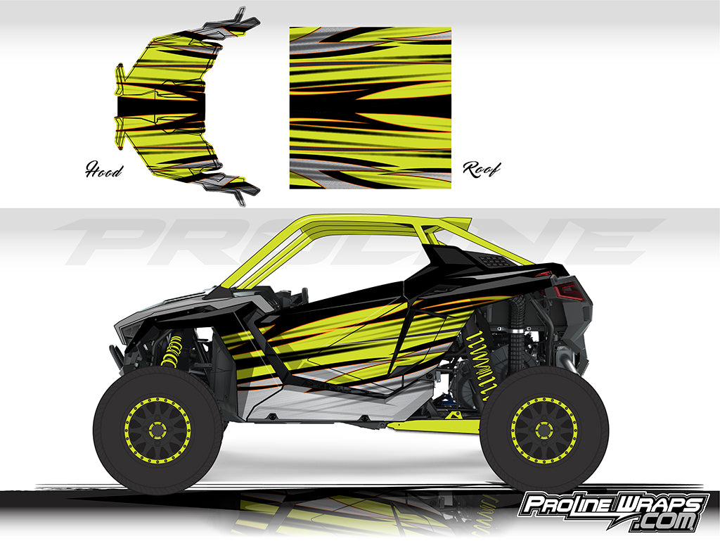 Proline Wraps Series Graphics - Blade - Polaris RZR Pro XP