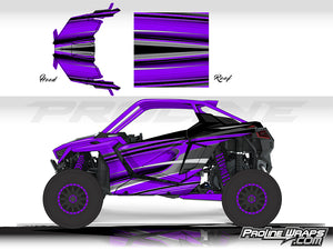 Proline Wraps Series Graphics - Throttle - Polaris RZR Pro XP