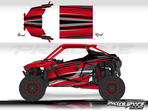 Proline Wraps Series Graphics - Throttle - Polaris RZR Pro XP