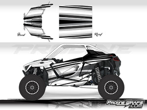 Proline Wraps Series Graphics - Throttle - Polaris RZR Pro XP