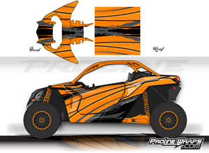 Proline Wraps Series Graphics - Tread - Can-Am Maverick X3 - 2 Door