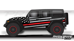 Proline Wraps - Jeep Wrangler JL Wrap Kit 4DR - Salute