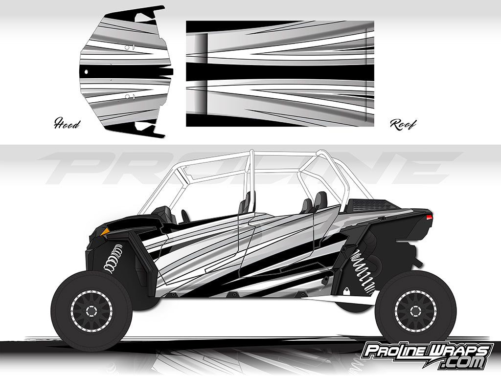 Proline Wraps Series Graphics - Galaxy - Polaris RZR XP 4 1000