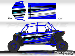 Proline Wraps Series Graphics - Atomic - Polaris RZR XP 4 Turbo