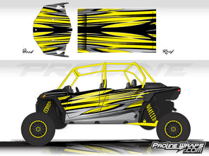 Proline Wraps Series Graphics - Blade - Polaris RZR XP 4 Turbo
