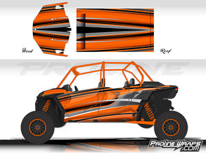 Proline Wraps Series Graphics - Throttle - Polaris RZR XP 4 Turbo