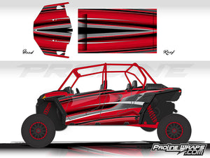 Proline Wraps Series Graphics - Throttle - Polaris RZR XP 4 Turbo