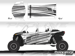 Proline Wraps Series Graphics - Vortex - Polaris RZR XP 4 Turbo